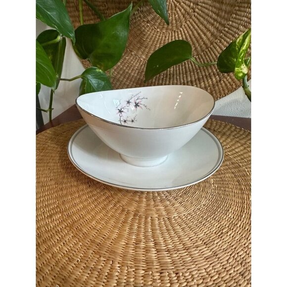 Narumi Fine China Bowl with Plate – “Sarah” Pattern 5175 - Picture 1 of 9